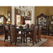 Acme Furniture Square Versailles Counter Height Dining Table 61155 IMAGE 2