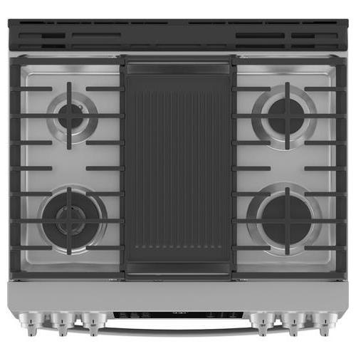 GE Profile 30-inch Slide-in Dual-Fuel Range with Wi-Fi Connect P2S930YPFS IMAGE 6