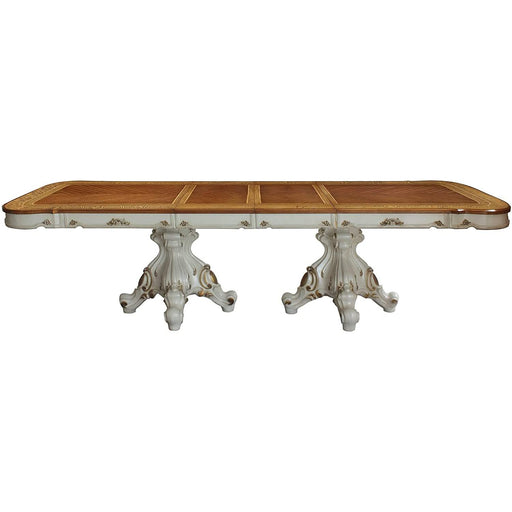 Acme Furniture Picardy Dining Table with Pedestal Base 63460 IMAGE 1