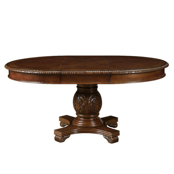 Acme Furniture Round Chateau De Ville Dining Table with Pedestal Base 64170 IMAGE 4