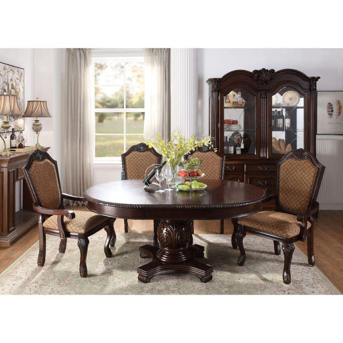 Acme Furniture Round Chateau De Ville Dining Table with Pedestal Base 64175 IMAGE 11