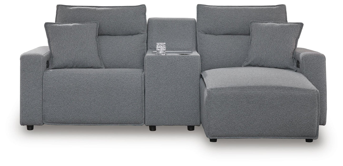 Modmax II Power Reclining Sectional with Chaise and Console
