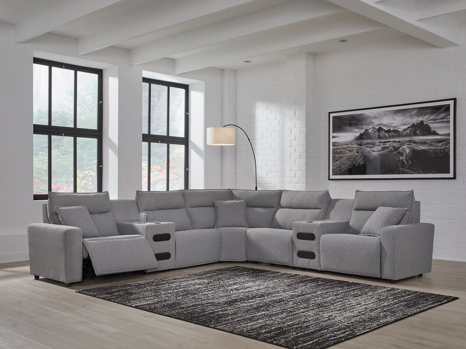 Modmax II Power Reclining Sectional with Audio Consoles - BWO Furniture & Mattresses