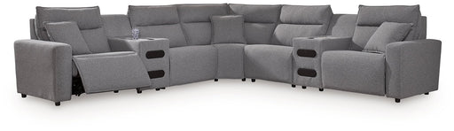 Modmax II Power Reclining Sectional with Audio Consoles - BWO Furniture & Mattresses