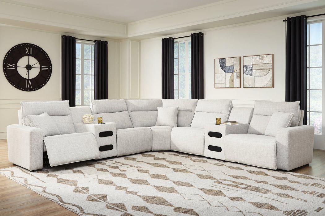 Modmax II Power Reclining Sectional with Audio Consoles - BWO Furniture & Mattresses