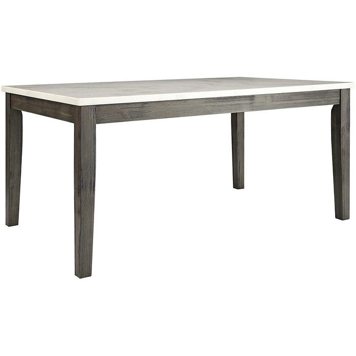 Acme Furniture Merel Dining Table with Marble Top 70165 IMAGE 2