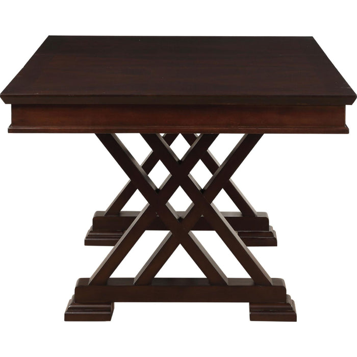 Acme Furniture Katrien Dining Table with Pedestal Base 71855 IMAGE 3