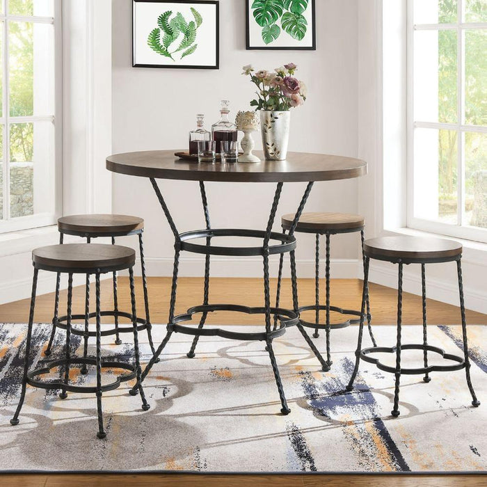 Acme Furniture Qamar 5 pc Counter Height Dinette 71890 IMAGE 1