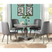 Acme Furniture Waylon Dining Table with Pedestal Base 72205 IMAGE 4