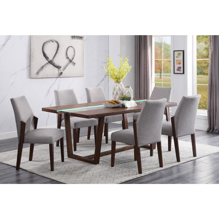 Acme Furniture Benoit Dining Table with Trestle Base 72295 IMAGE 5