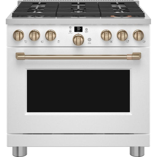 Café 36-inch Freestanding Gas Range with WI-FI Connect CGY366P4TW2 IMAGE 1