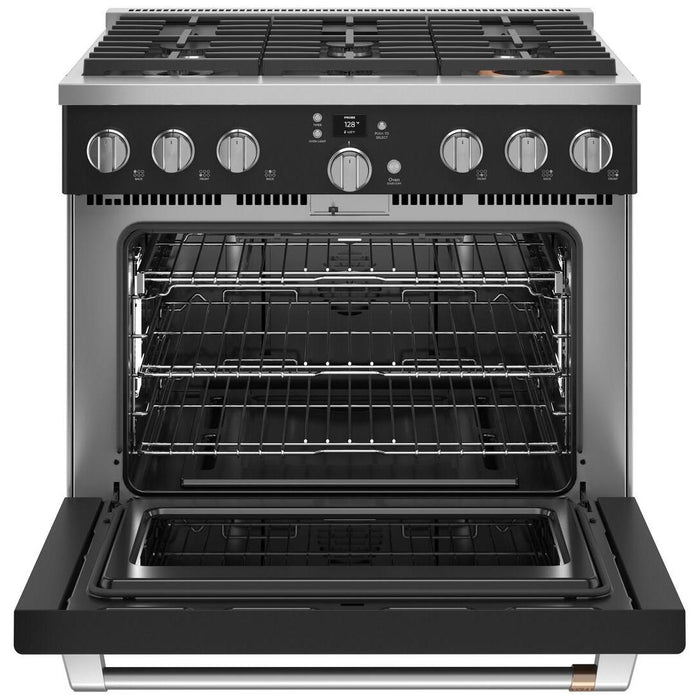 Café 36-inch Freestanding Gas Range with WI-FI Connect CGY366P3TD1 IMAGE 2