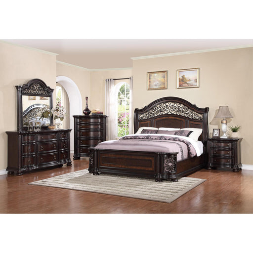 McFerran Home Furnishings Allison King Panel Bed B366-EK IMAGE 2