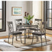 Acme Furniture Round Landis Dining Table 73185 IMAGE 3