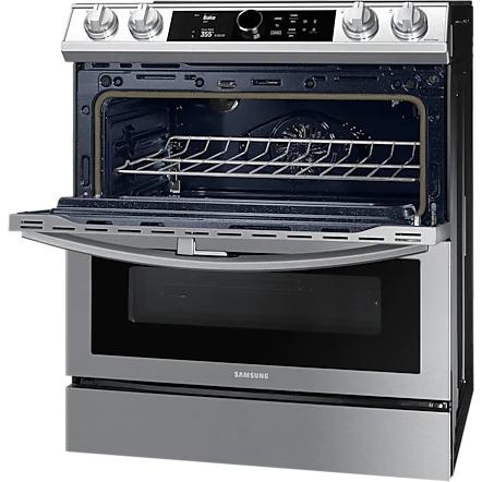 Samsung 30-inch Slide-in Electric Induction Range with WI-FI Connect NE63T8951SS/AA IMAGE 12