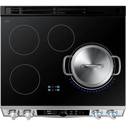 Samsung 30-inch Slide-in Electric Induction Range with WI-FI Connect NE63T8951SS/AA IMAGE 15