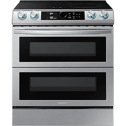 Samsung 30-inch Slide-in Electric Induction Range with WI-FI Connect NE63T8951SS/AA IMAGE 2