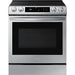 Samsung 30-inch Slide-in Electric Induction Range with WI-FI Connect NE63T8911SS/AA IMAGE 1