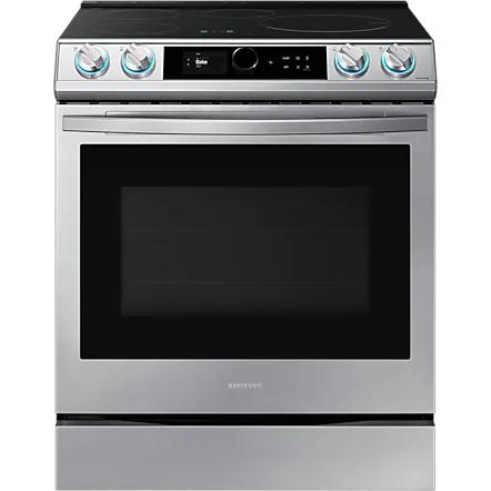 Samsung 30-inch Slide-in Electric Induction Range with WI-FI Connect NE63T8911SS/AA IMAGE 4