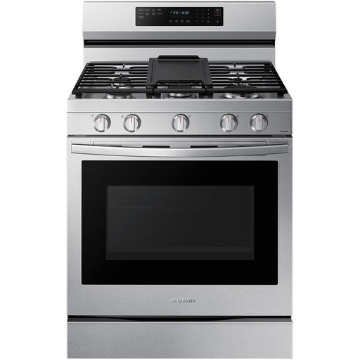 Samsung 30-inch Freestanding Gas Range with WI-FI Connect NX60A6711SS/AA IMAGE 2