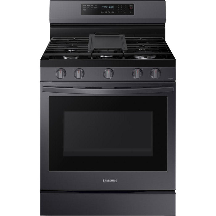 Samsung 30-inch Freestanding Gas Range with WI-FI Connect NX60A6711SG/AA IMAGE 1