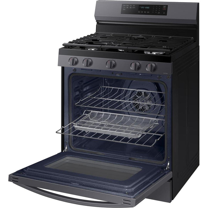 Samsung 30-inch Freestanding Gas Range with WI-FI Connect NX60A6711SG/AA IMAGE 3