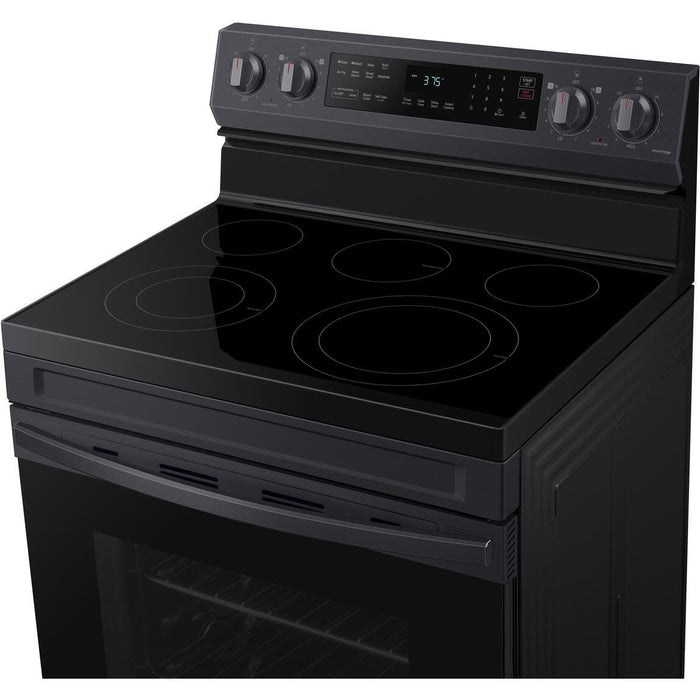 Samsung 30-inch Freestanding Electric Range with WI-FI Connect NE63A6511SG/AA IMAGE 4