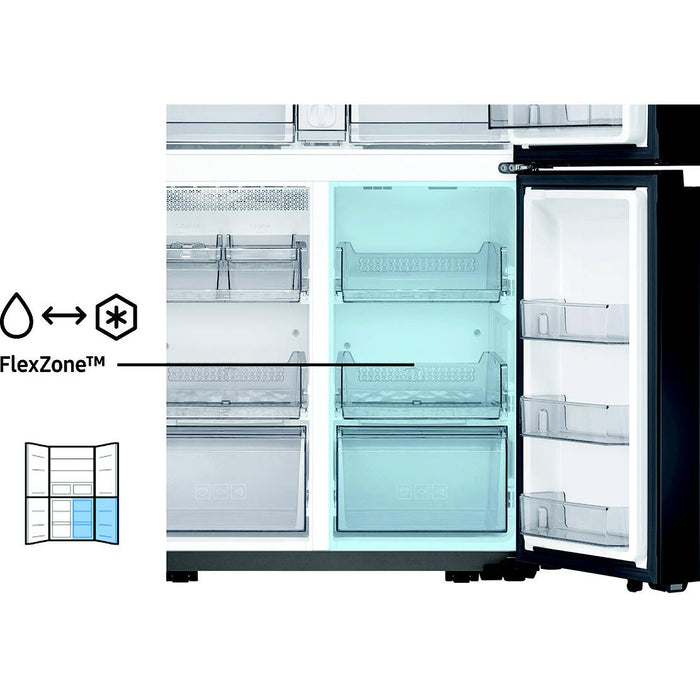 Samsung 23 cu.ft. Counter-Depth French 4-Door Refrigerator with Beverage Center RF23A9671SR/AA IMAGE 10