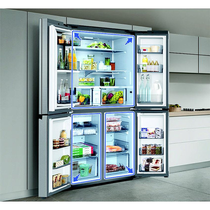 Samsung 23 cu.ft. Counter-Depth French 4-Door Refrigerator with Beverage Center RF23A9671SR/AA IMAGE 11