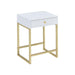 Acme Furniture Coleen Chairside Table 82298 IMAGE 2