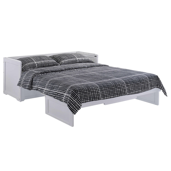 Night & Day Furniture Canada Cube 2 Queen Cabinet Bed MUR-CUB2-QEN-WH IMAGE 2