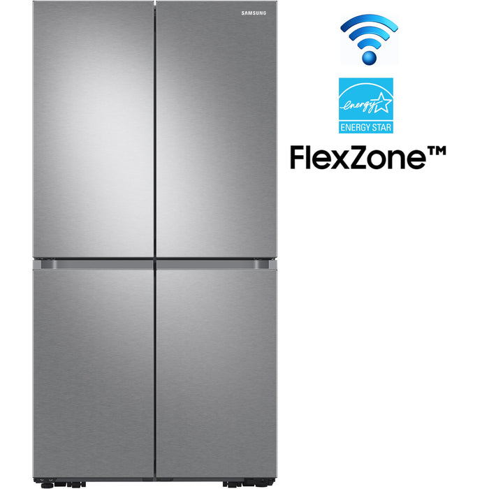 Samsung 36-inch, 29 cu.ft. Freestanding French 4-Door Refrigerator with Dual Ice Maker RF29A9671SR/AA IMAGE 2