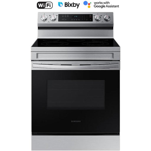 Samsung 30-inch Freestanding Electric Range with Rapid Boil™ NE63A6311SS/AA IMAGE 2