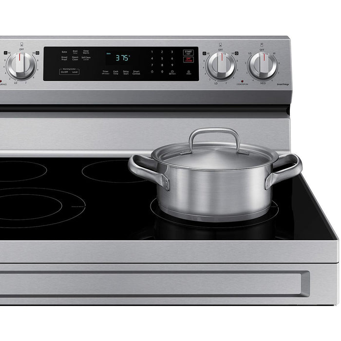 Samsung 30-inch Freestanding Electric Range with Rapid Boil™ NE63A6311SS/AA IMAGE 3