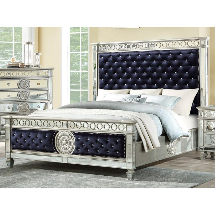 Acme Furniture California King Upholstered Panel Bed 27344CK IMAGE 1