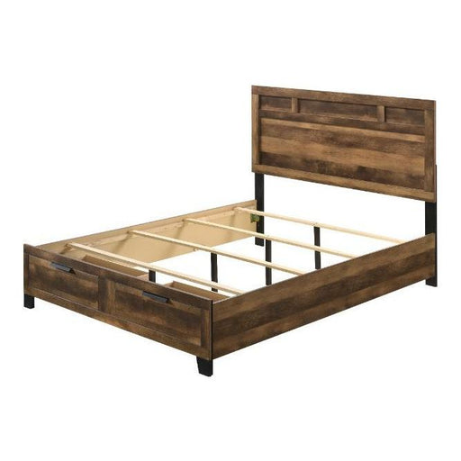 Acme Furniture King Panel Bed with Storage 28587EK IMAGE 2