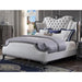 Acme Furniture House Delphine Queen Upholstered Panel Bed 28830Q IMAGE 6