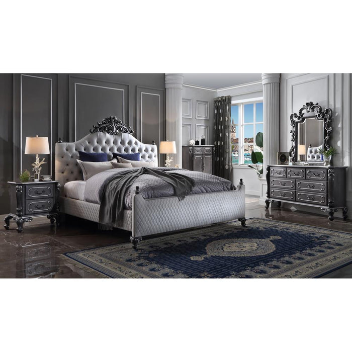 Acme Furniture House Delphine King Upholstered Panel Bed 28847EK IMAGE 7