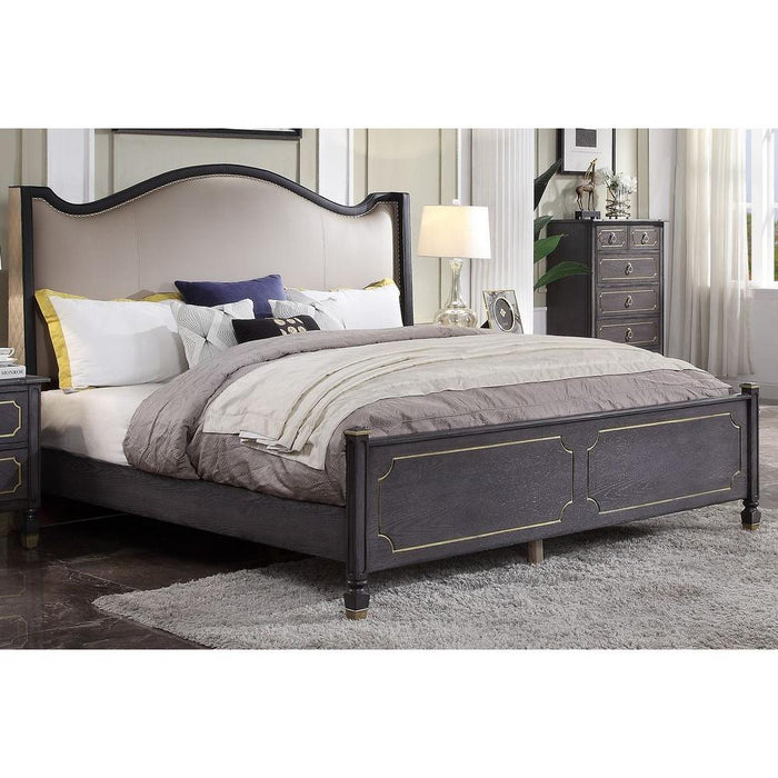 Acme Furniture House Marchese Queen Panel Bed 28900Q IMAGE 6