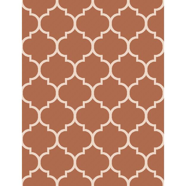 Persian Weavers Rugs Rectangle Bahamas BH 671 5'x8' Rug - Terracotta IMAGE 1