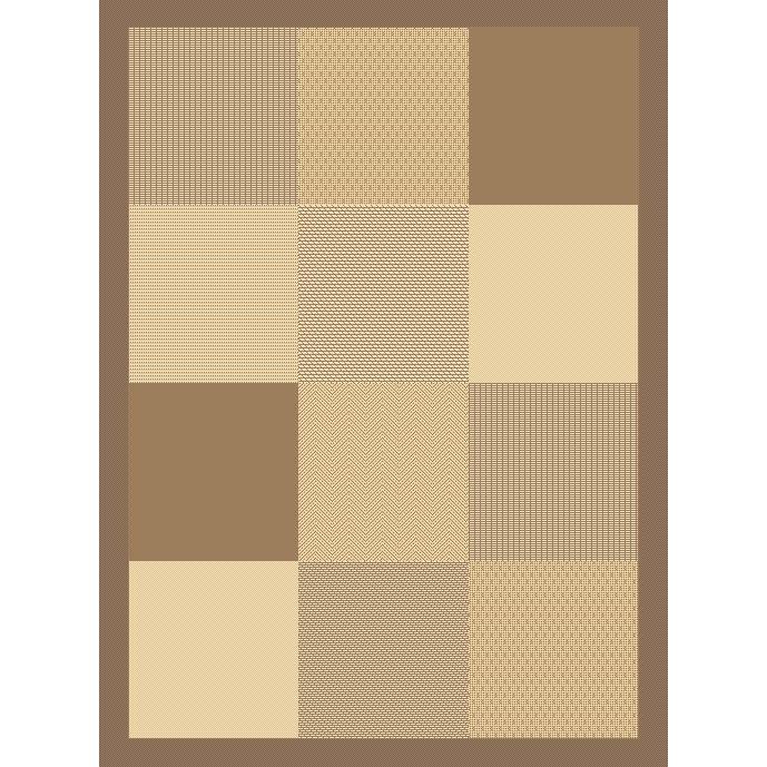 Persian Weavers Rugs Rectangle Bahamas BH 668 9'x11' Rug - Mocha IMAGE 1