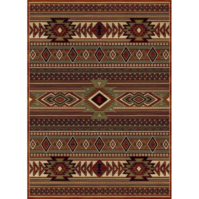 Persian Weavers Rugs Rectangle Cambridge CAM-1055 5'x7' Rug - Red Rust IMAGE 1