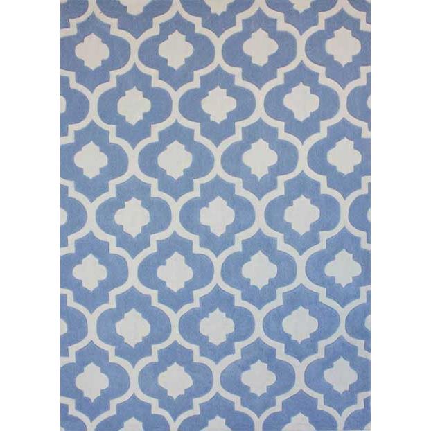 Persian Weavers Rugs Rectangle Concepts C834 5'x8' Rug - Sky Blue IMAGE 1