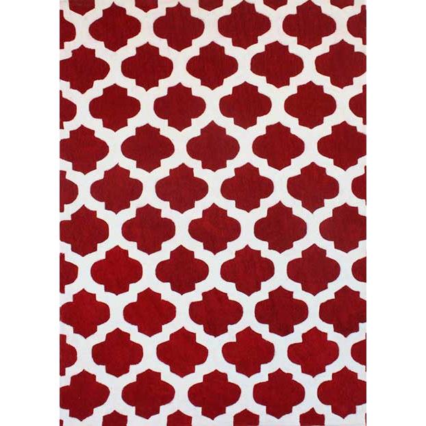 Persian Weavers Rugs Rectangle Concepts C835 5'x8' Rug - Cherry IMAGE 1