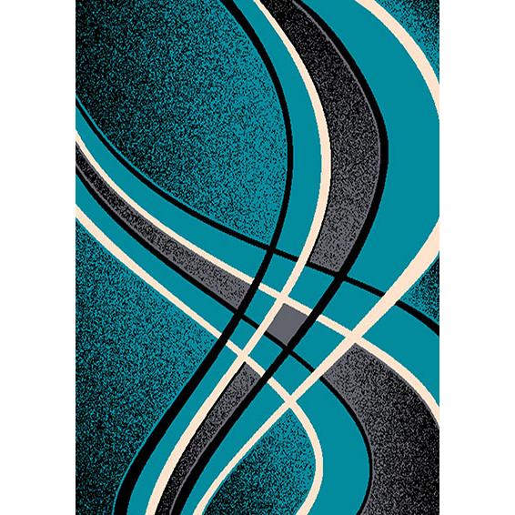 Persian Weavers Rugs Rectangle Contempo CONTEMPO-42 8'x10' Rug - Turquoise IMAGE 1