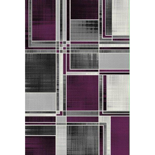 Persian Weavers Rugs Rectangle Davincii DAV-415 8'x10' Rug - Purple IMAGE 1