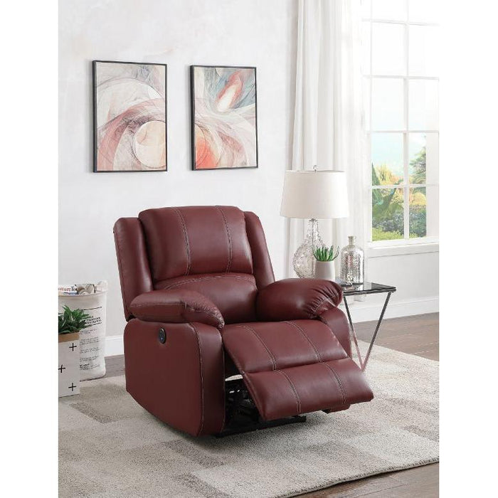 Acme Furniture Zuriel Power Polyurethane Recliner 52153 IMAGE 7