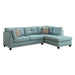 Acme Furniture Laurissa Fabric 2 pc Sectional 54395 IMAGE 2