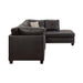 Acme Furniture Laurissa Polyurethane 2 pc Sectional 54405 IMAGE 1