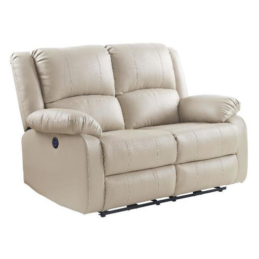 Acme Furniture Zuriel Power Reclining Polyurethane Loveseat 54611 IMAGE 2